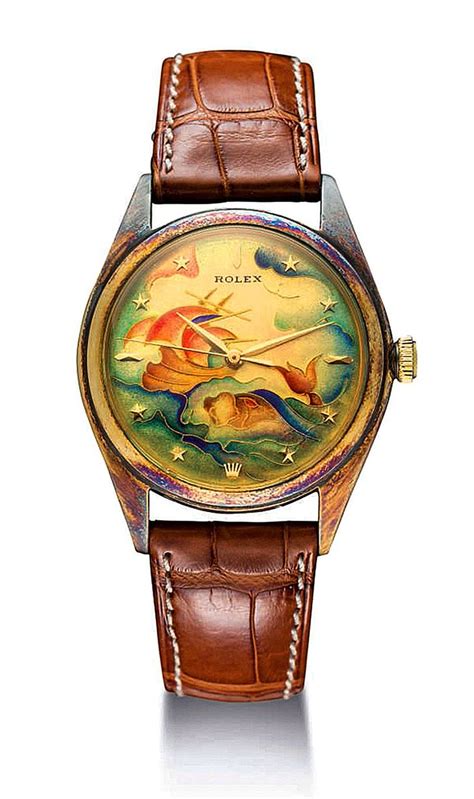 First Rolex Cloisonné Dial Watch from 1949